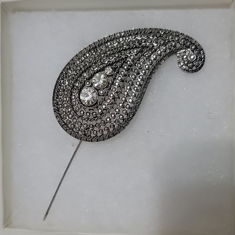 3/$15 Silver Tone Brooch
